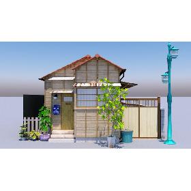 3D Japanese Little House